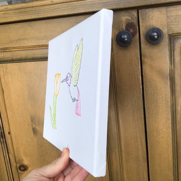 Embroidered Canvas Art - Picture 2 of 2